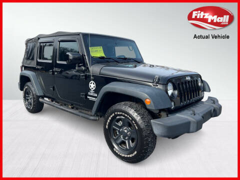 2015 Jeep Wrangler Unlimited for sale at Fitzgerald Cadillac & Chevrolet in Frederick MD