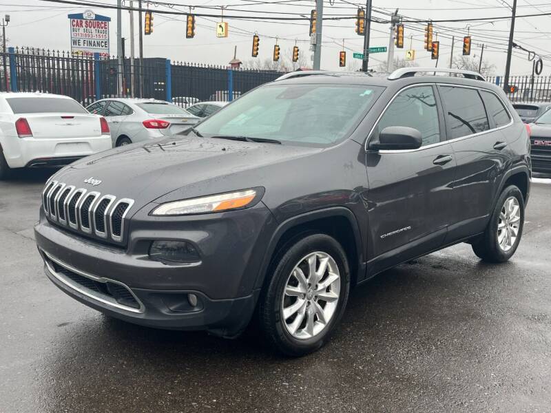 2017 Jeep Cherokee for sale at SKYLINE AUTO in Detroit MI