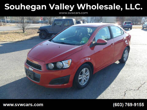 2012 Chevrolet Sonic for sale at Souhegan Valley Wholesale, LLC. in Milford NH