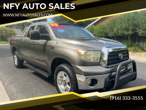 2008 Toyota Tundra for sale at NFY AUTO SALES in Sacramento CA