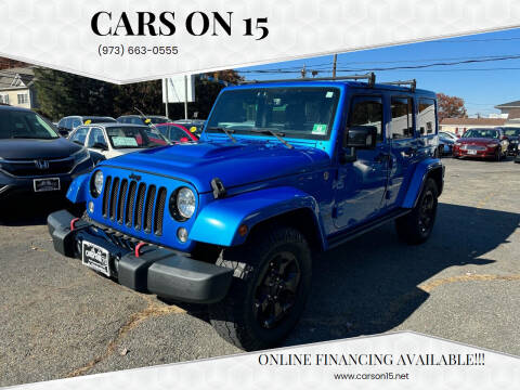 2015 Jeep Wrangler Unlimited for sale at Cars On 15 in Lake Hopatcong NJ