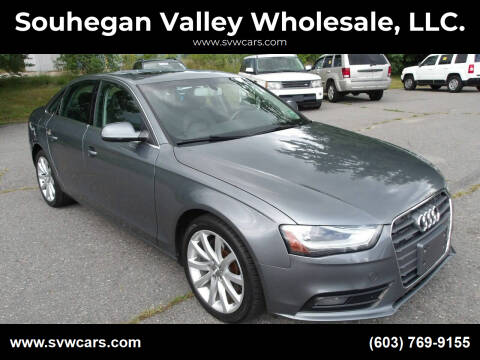 2013 Audi A4 for sale at Souhegan Valley Wholesale, LLC. in Milford NH