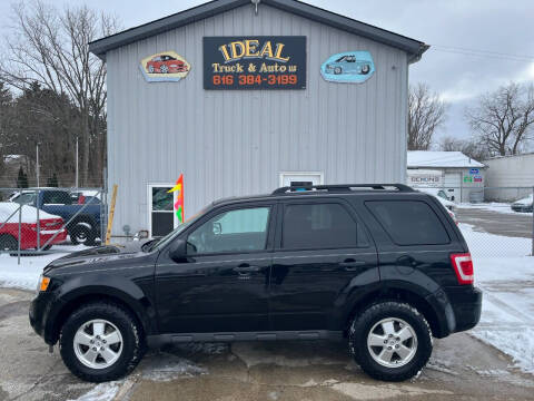 2012 Ford Escape for sale at IDEAL TRUCK & AUTO LLC in Coopersville MI