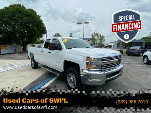 2015 Chevrolet Silverado 2500HD for sale at Used Cars of SWFL in Fort Myers FL