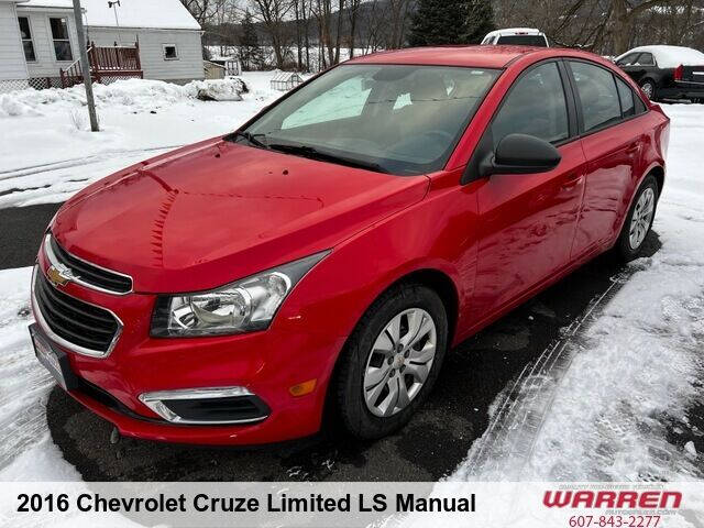 2016 Chevrolet Cruze Limited for sale at Warren Auto Sales in Oxford NY