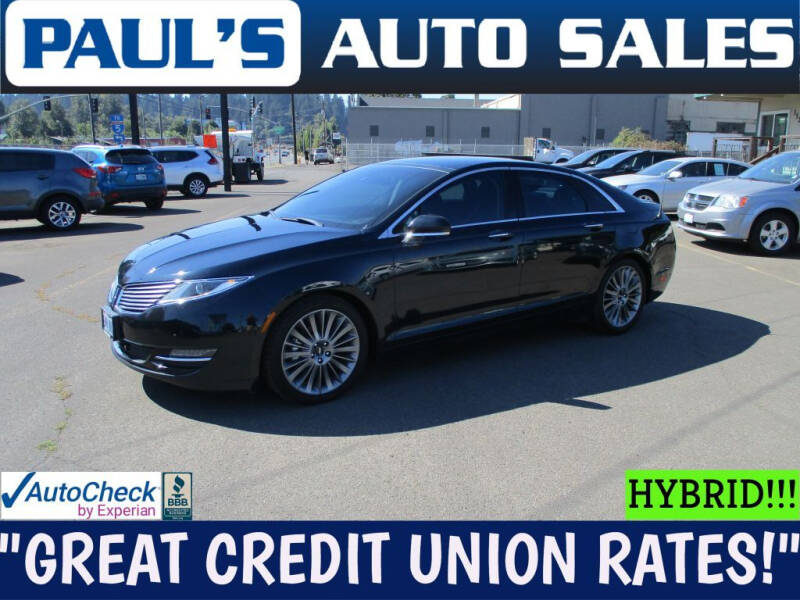 2014 Lincoln MKZ Hybrid for sale at Paul's Auto Sales in Eugene OR