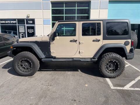 2016 Jeep Wrangler Unlimited for sale at Euro Auto Sport in Chantilly VA
