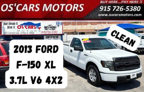 2013 Ford F-150 for sale at Os'Cars Motors in El Paso TX