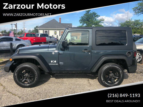 2007 Jeep Wrangler for sale at Zarzour Motors in Chesterland OH