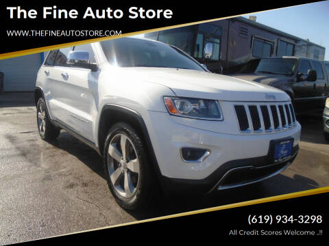 2014 Jeep Grand Cherokee for sale at The Fine Auto Store in Imperial Beach CA