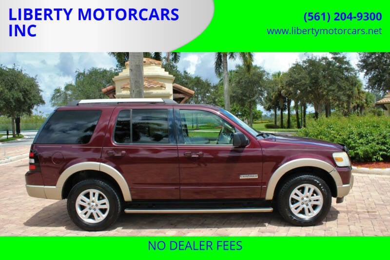 2007 Ford Explorer for sale at LIBERTY MOTORCARS INC in Royal Palm Beach FL