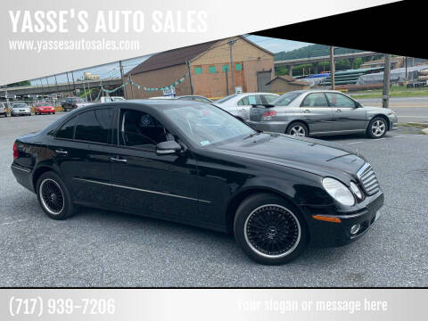 2007 Mercedes-Benz E-Class for sale at YASSE'S AUTO SALES in Steelton PA