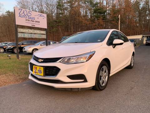 2018 Chevrolet Cruze for sale at WS Auto Sales in Castleton On Hudson NY