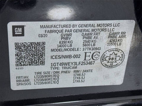 2020 GMC Sierra 3500HD