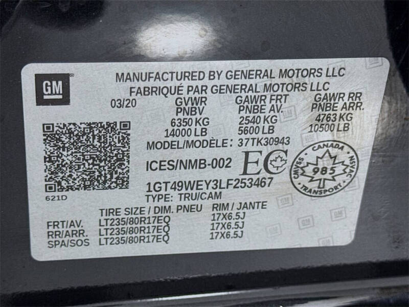 2020 GMC Sierra 3500HD