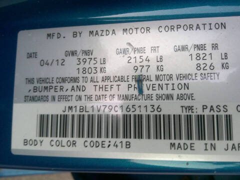 2012 Mazda MAZDA3 i Touring