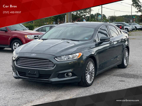 2016 Ford Fusion for sale at Car Bros in Virginia Beach VA