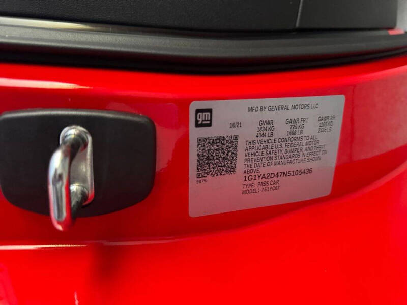 2022 Chevrolet Corvette Stingray