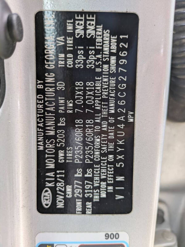 2012 Kia Sorento EX