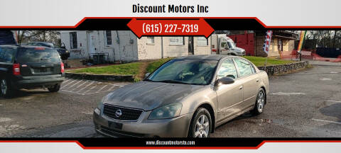 2006 Nissan Altima for sale at Discount Motors Inc in Nashville TN