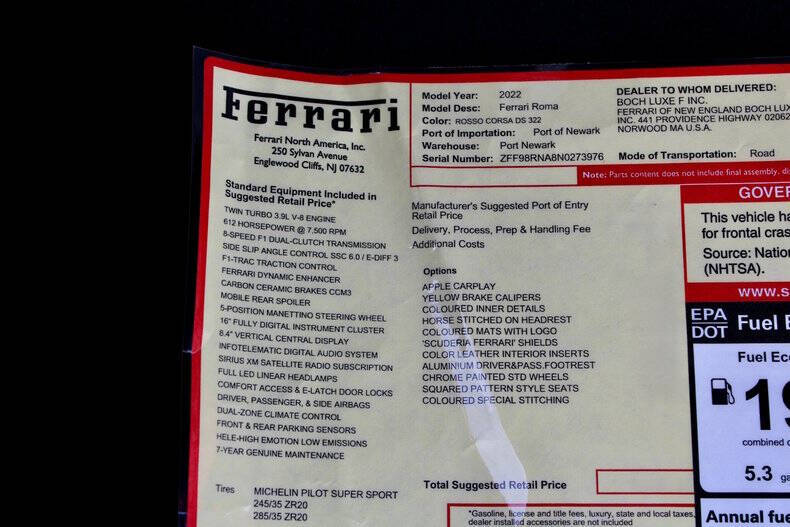 2022 Ferrari Roma