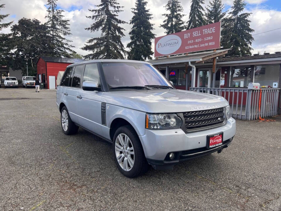 2011 Land Rover Range Rover for sale at PLATINUM AUTO SALES INC in Lacey, WA