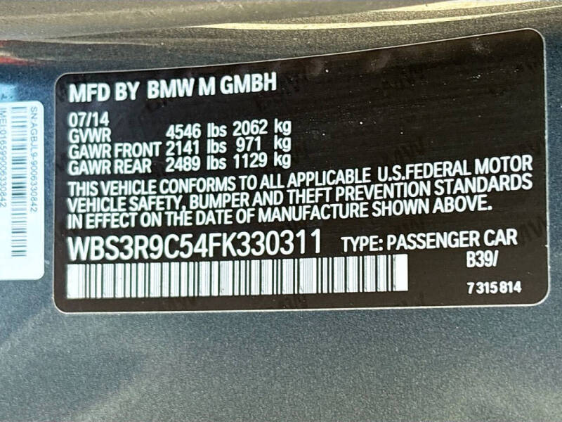 2015 BMW M4