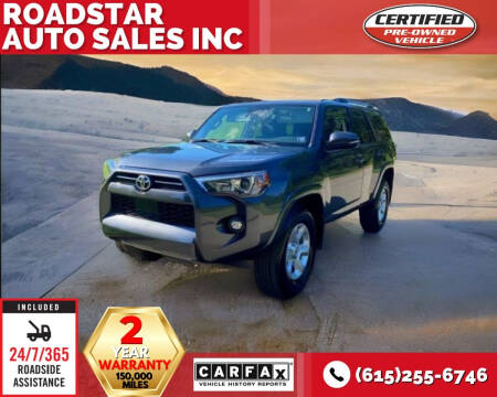 2022 Toyota 4Runner for sale at Roadstar Auto Sales Inc in Nashville TN