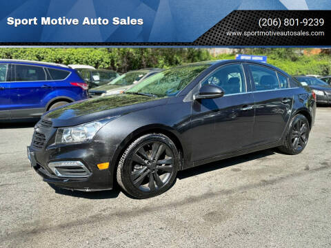 2016 Chevrolet Cruze Limited for sale at Sport Motive Auto Sales in Seattle WA
