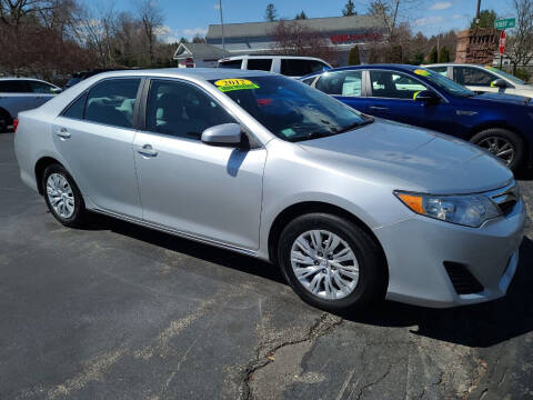 2012 Toyota Camry for sale at R C Motors in Lunenburg MA