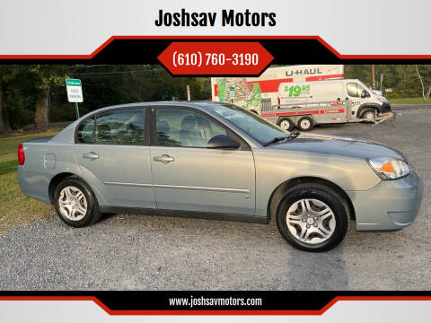 2007 Chevrolet Malibu for sale at Joshsav Motors in Walnutport PA