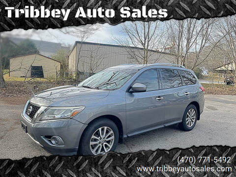 2015 Nissan Pathfinder for sale at Tribbey Auto Sales in Stockbridge GA