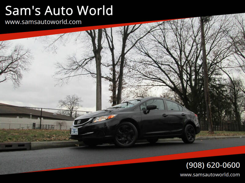2015 Honda Civic for sale at Sam's Auto World in Roselle NJ