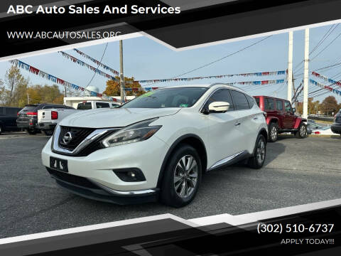 2018 Nissan Murano for sale at ABC Auto Sales and Services in New Castle DE