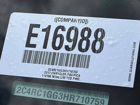 2017 Chrysler Pacifica Limited