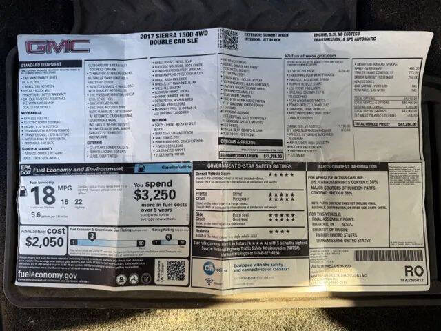 2017 GMC Sierra 1500 SLE