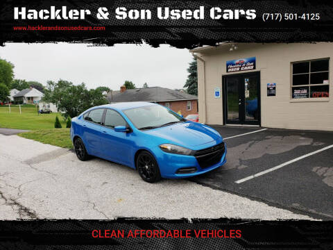 2015 Dodge Dart for sale at Hackler & Son Used Cars in Red Lion PA