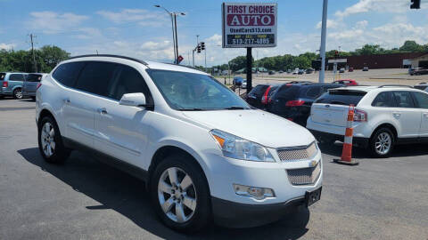 2010 Chevrolet Traverse for sale at FIRST CHOICE AUTO Inc in Middletown OH