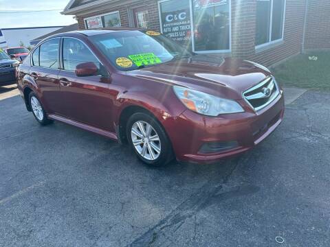 2012 Subaru Legacy for sale at C&C Affordable Auto and Truck Sales in Tipp City OH