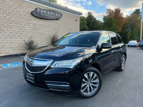 2014 Acura MDX for sale at Zacarias Auto Sales Inc in Leominster MA