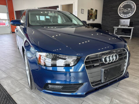 2013 Audi A4 for sale at Evolution Autos in Whiteland IN