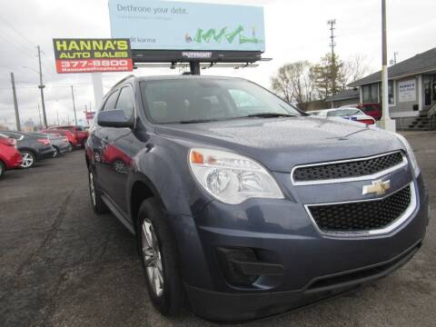 2014 Chevrolet Equinox for sale at Hanna's Auto Sales in Indianapolis IN