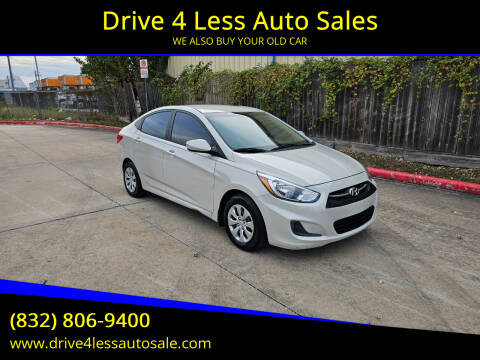 2015 Hyundai Accent for sale at Drive 4 Less Auto Sales in Houston TX