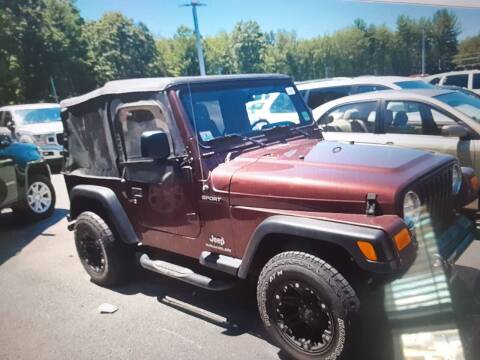 2004 Jeep Wrangler for sale at Cappy's Automotive in Whitinsville MA