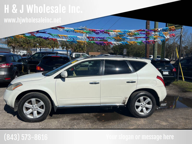 2006 Nissan Murano for sale at H & J Wholesale Inc. in Charleston SC