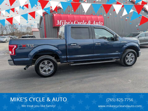 2015 Ford F-150 for sale at MIKE'S CYCLE & AUTO in Connersville IN