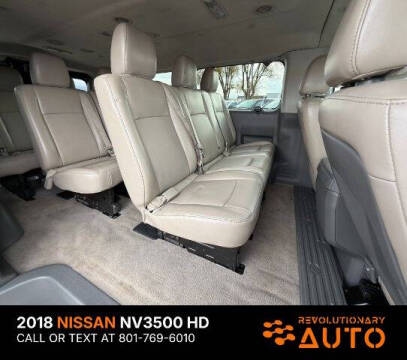 2018 Nissan NV 3500 HD SL