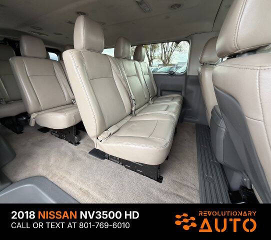 2018 Nissan NV 3500 HD SL