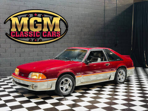 1988 Ford Mustang for sale at MGM CLASSIC CARS in Addison IL