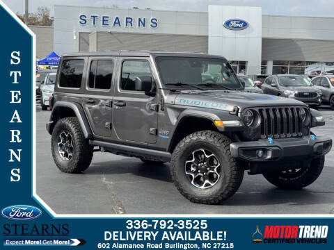 2022 Jeep Wrangler Unlimited for sale at Stearns Ford in Burlington NC